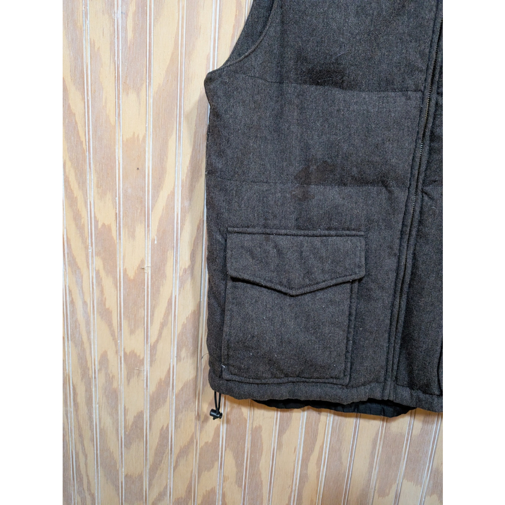 Men's Claiborne Vest, Size S, Dark Brown - Picture 5 of 9